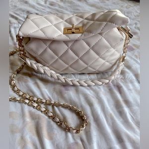 Cream mini crossbody